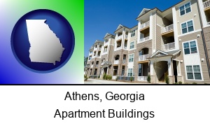 Athens Georgia an apartment building