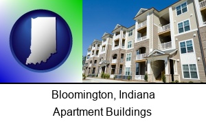 Bloomington Indiana an apartment building