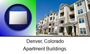Denver Colorado an apartment building