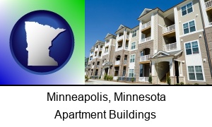 Minneapolis Minnesota an apartment building