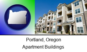 Portland Oregon an apartment building