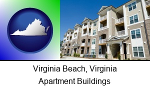 Virginia Beach Virginia an apartment building