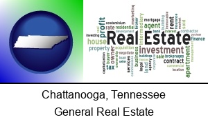 Chattanooga Tennessee real estate concept words