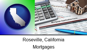 Roseville California a mortgage application form