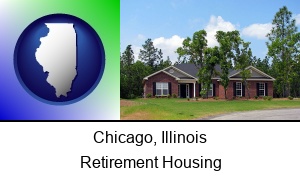 Chicago, Illinois - a single story retirement home