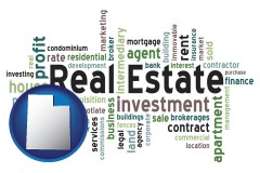 Utah - real estate concept words