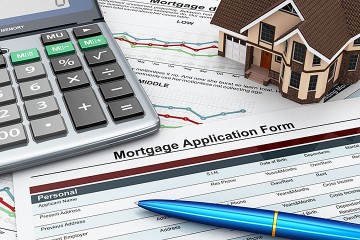 a mortgage application form