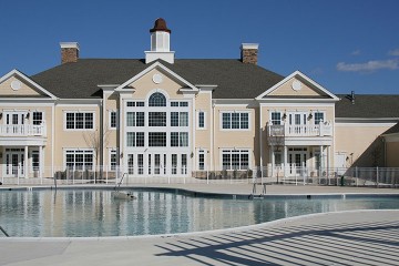 an active adult community center and swimming pool