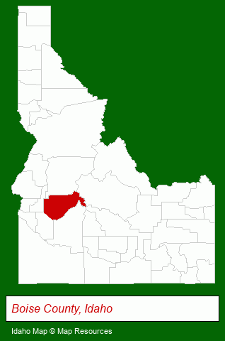 Idaho map, showing the general location of Era West Wind Real Estate