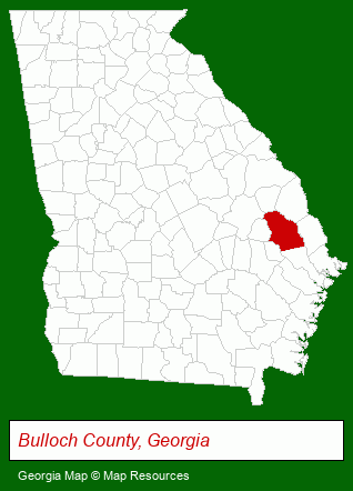 Georgia map, showing the general location of Alton Smith - State Farm Insurance Agent