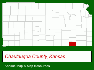 Kansas map, showing the general location of Jones Realty