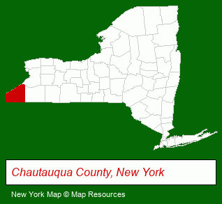 New York map, showing the general location of ST Elmo Accommodations
