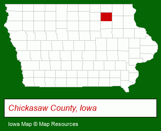 Iowa map, showing the general location of First Choice Realty