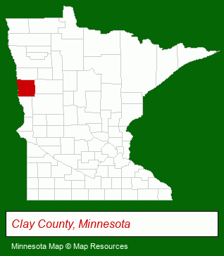 Minnesota map, showing the general location of Skaff Apartments