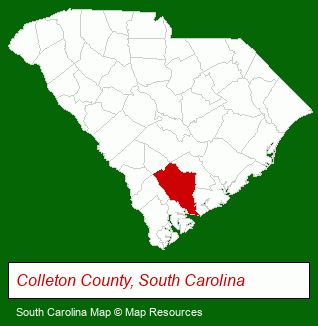 South Carolina map, showing the general location of Plantation Oaks Apartment Homes