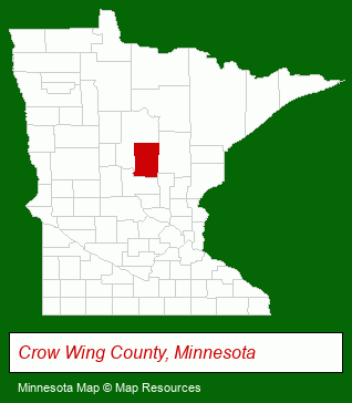 Minnesota map, showing the general location of Kurilla Real Estate