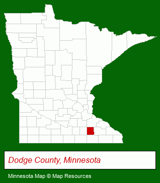 Minnesota map, showing the general location of Field Crest Assisted Living
