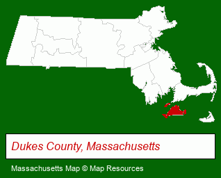 Massachusetts map, showing the general location of South Mountain CO Inc