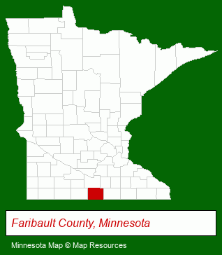 Minnesota map, showing the general location of Morgan Building & Equipment