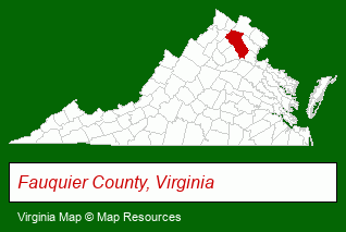 Virginia map, showing the general location of Varilease Technology Group Inc
