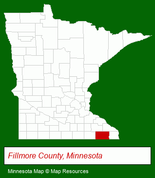 Minnesota map, showing the general location of Good Shepherd Senior Apartment