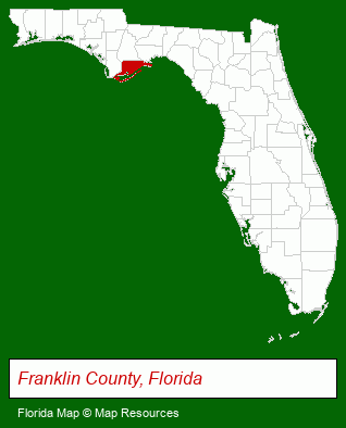 Florida map, showing the general location of Robinson Real Estate Company