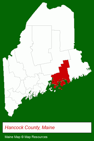 Maine map, showing the general location of MDI Mortgage Group, LLC