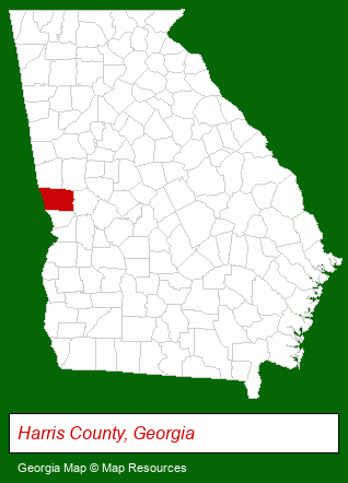 Georgia map, showing the general location of Bunn Realty Inc