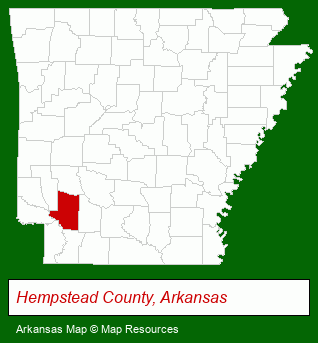 Arkansas map, showing the general location of Reynolds Realty