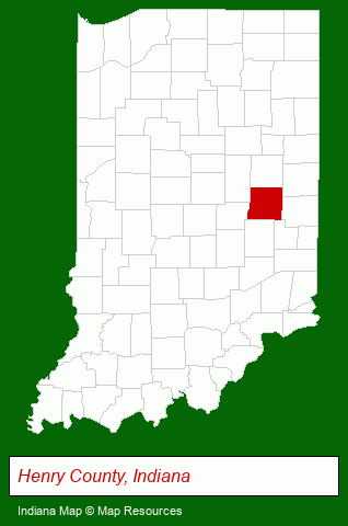 Indiana map, showing the general location of COOR Consulting & Land Service