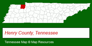 Tennessee map, showing the general location of Mickey Mooney Appraisal Service