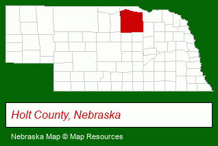 Nebraska map, showing the general location of Waldo Realty
