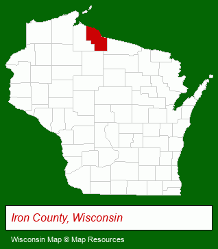 Wisconsin map, showing the general location of Haven North Condominiums