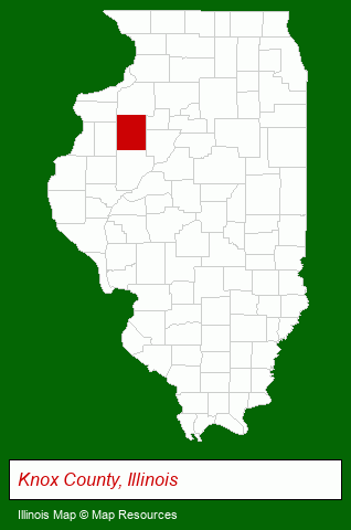 Illinois map, showing the general location of Tucker-Swanson Inc