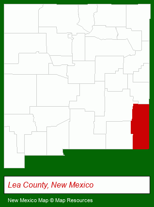 New Mexico map, showing the general location of Newman & CO Realtors