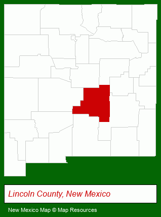 New Mexico map, showing the general location of Coldwell Banker SDC Realtors