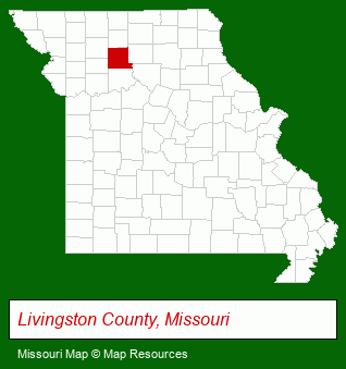 Missouri map, showing the general location of Morningside Center