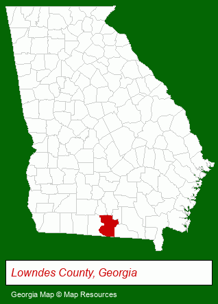 Georgia map, showing the general location of Brandon Rackley & Dukes PC - Larry A Brandon CPA