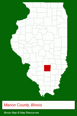 Illinois map, showing the general location of Estate Planning Center