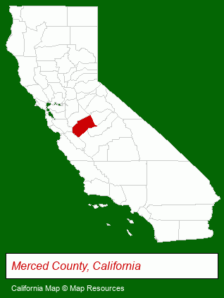 California map, showing the general location of Housing Authorities