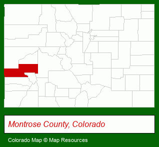 Colorado map, showing the general location of Trice & Co. LLC