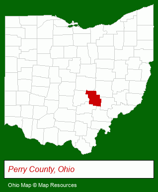 Ohio map, showing the general location of Sayre & Mc Millan Real Estate