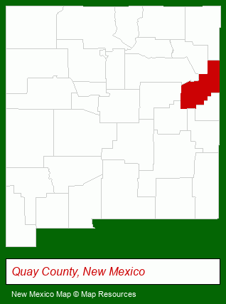 New Mexico map, showing the general location of New Mexico Property Group