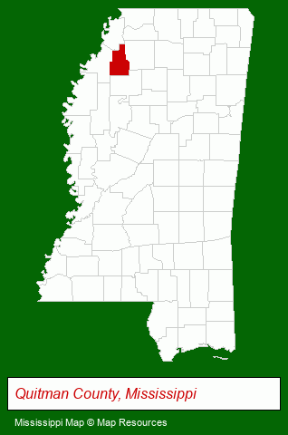Mississippi map, showing the general location of Tackett Agency Inc