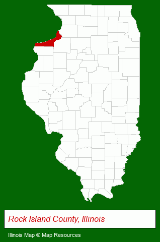 Illinois map, showing the general location of Superior Sheds & More