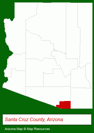 Arizona map, showing the general location of Collectron of Arizona Inc