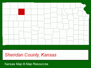 Kansas map, showing the general location of Watkins Realty & Insurance