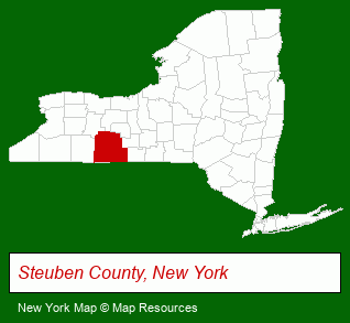 New York map, showing the general location of Greater Tater