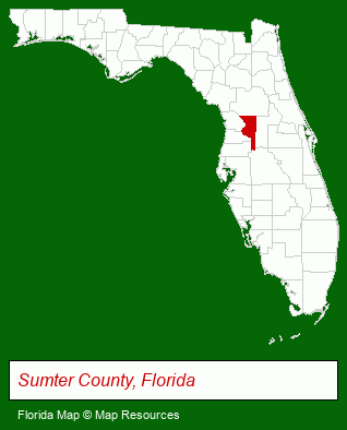 Florida map, showing the general location of LDL Enterprises Inc
