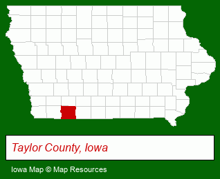 Iowa map, showing the general location of Preferred Properties of Iowa Inc